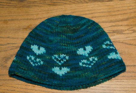 Hearts Double-knit Hat